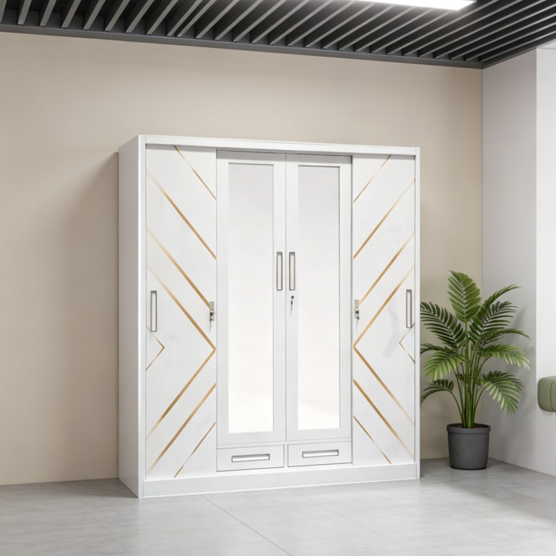 Knock Down Steel Wardrobe
