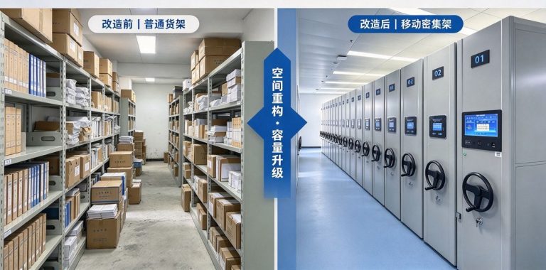 Mobile Compactor Shelving: 5 Renovation Steps to Double Archive Capacity