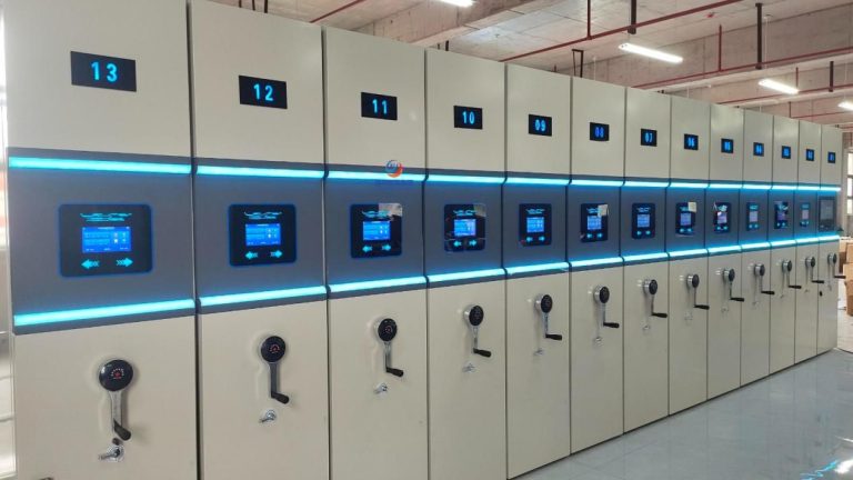 University Records Center Mobile Compact Shelving Layout: 7 Standards for Inactive Archives